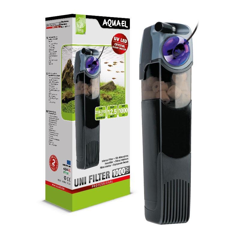 Aquael Unifilter 750 mit UV-Lampe für Aquarien