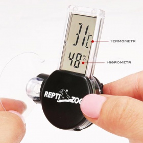 Repti-Zoo teplomer a hygrometer LCD IPX4