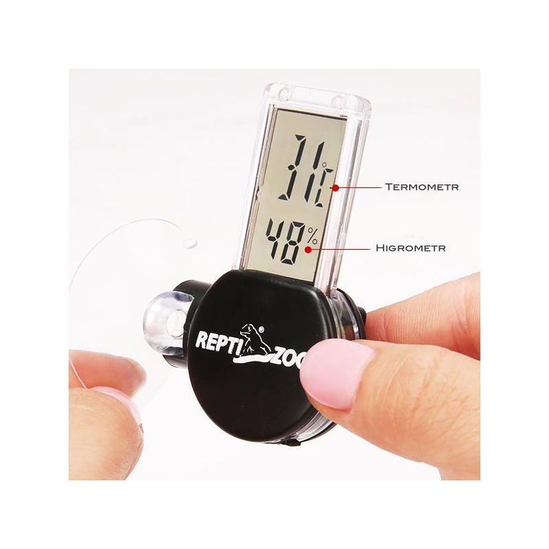 Repti-Zoo teplomer a hygrometer LCD IPX4