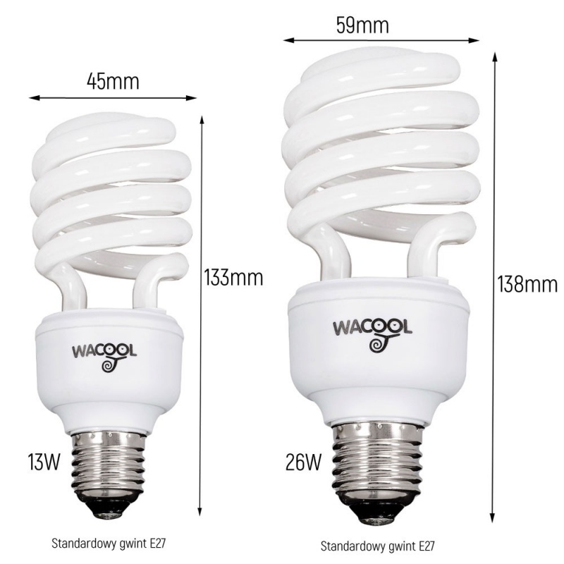 Lâmpada WaCool UVB 5.0 13W