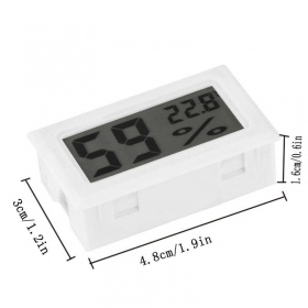 Higrómetro con termómetro electrónico LCD