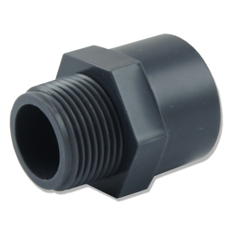 Koppling 3/4" x 25mm GZ i PVC