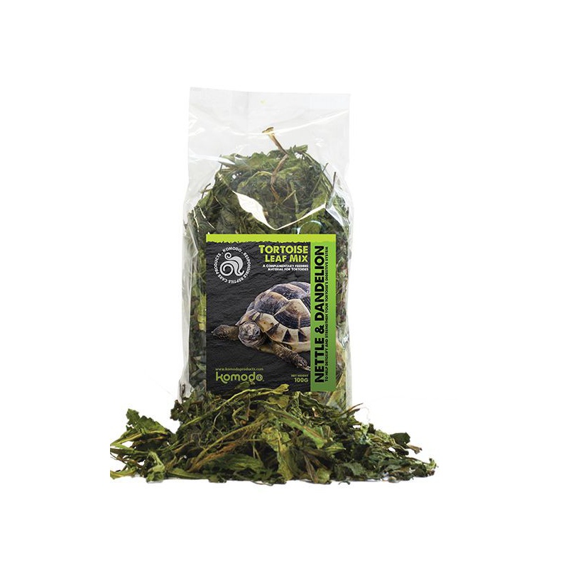 Mistura de Folhas de Tartaruga Komodo 100g