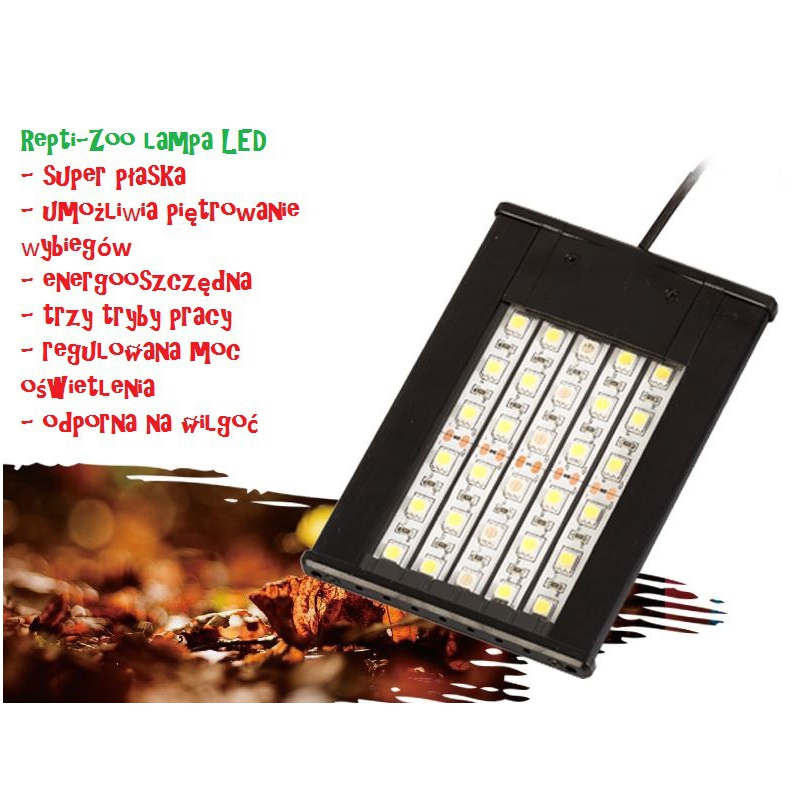 Lampada LED Repti-Zoo per terrario