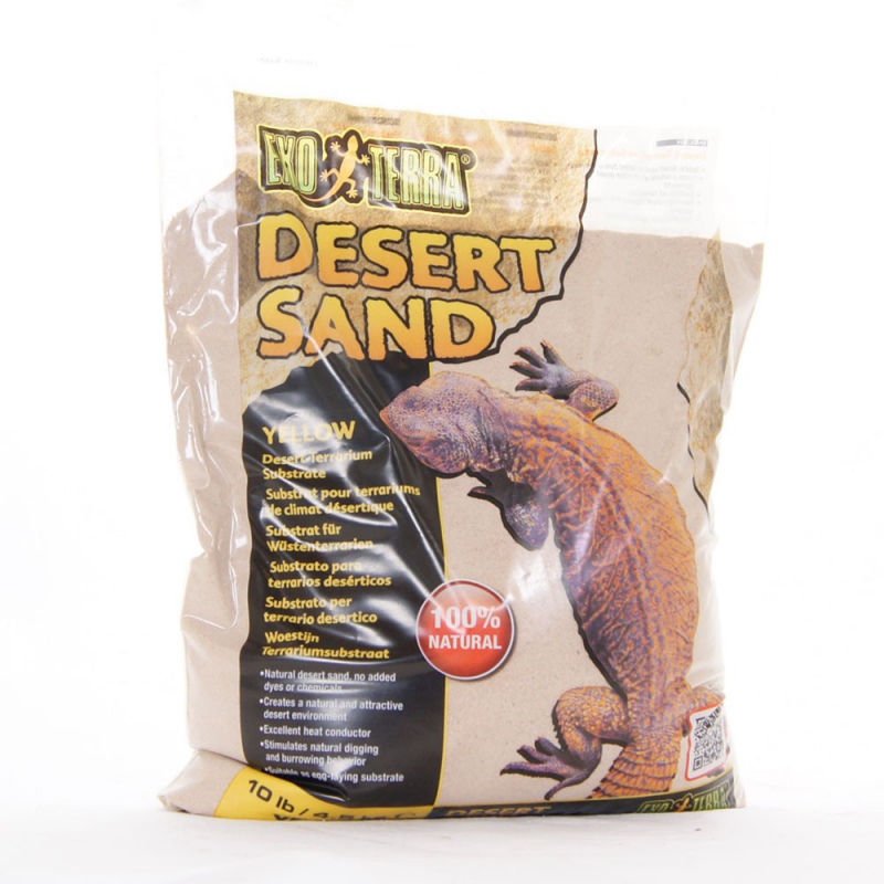 EXO TERRA Gelber Sand 4,5 kg - natürlicher Wüstensand