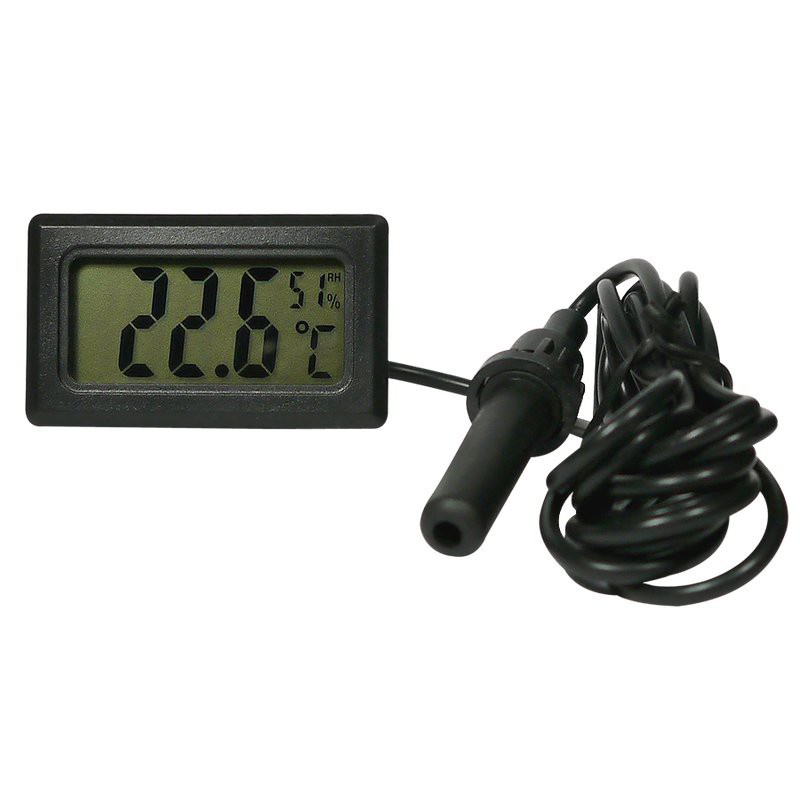 Ringder LCD-hygrometer thermometer met sonde