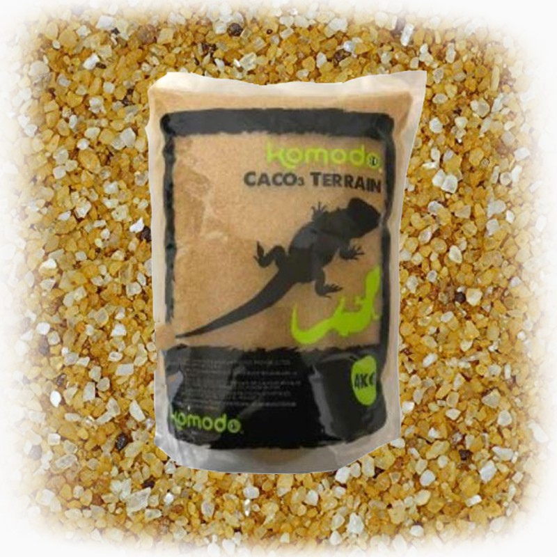 Komodo CaCo3 Sand Caramel - jadalny piasek dla gadów