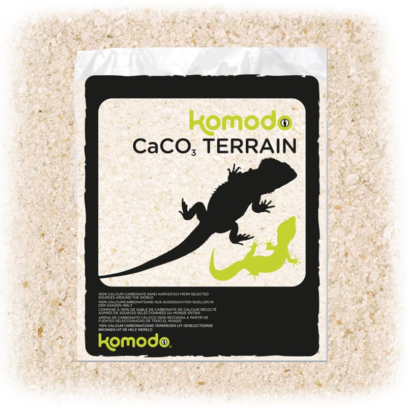 Komodo CaCo3 Zand Wit - eetbaar zand