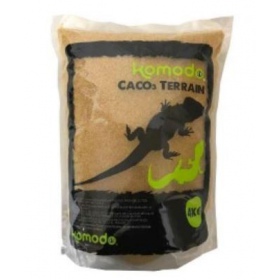 Areia Caramelo Komodo CaCo3 para Répteis