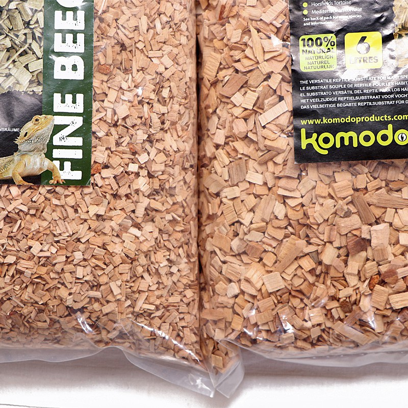 komodo Fine Beech Chips 6l - zrębki bukowe duże