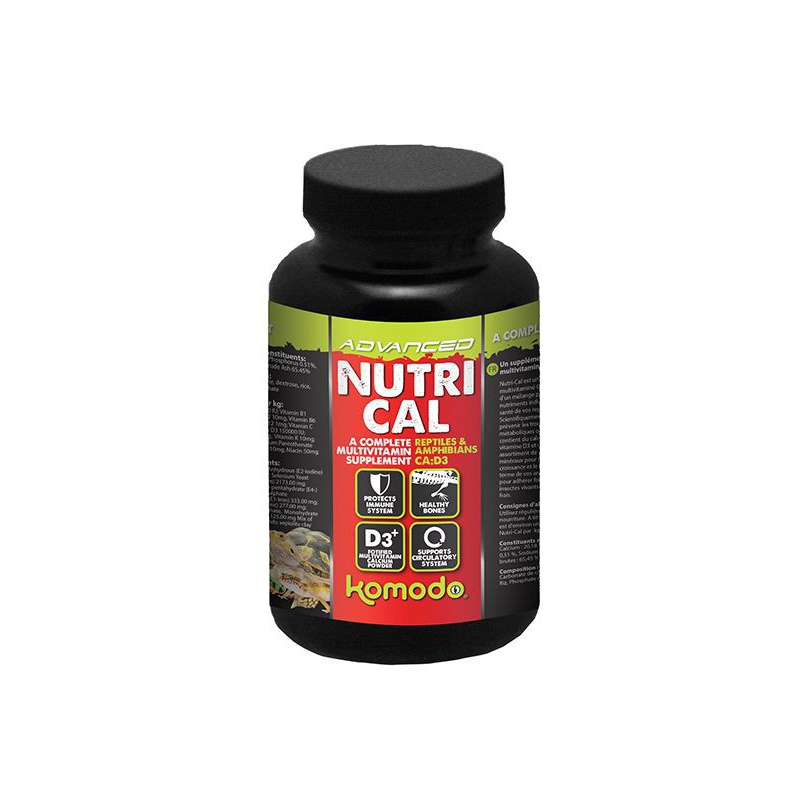 Komodo Nutri-Cal 330g - Vitaminas e Cálcio