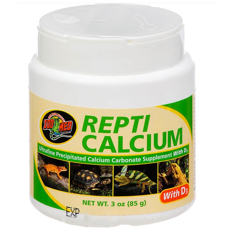 Calcium pour reptiles et amphibiens