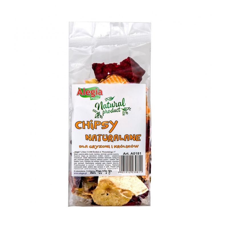 Alegia Natuurlijke Chips Mix van Groenten en Fruit