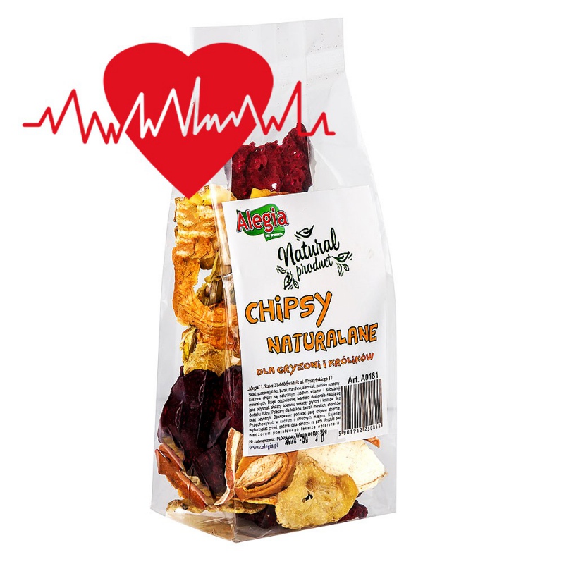 Chips naturales mezcla de verduras y frutas