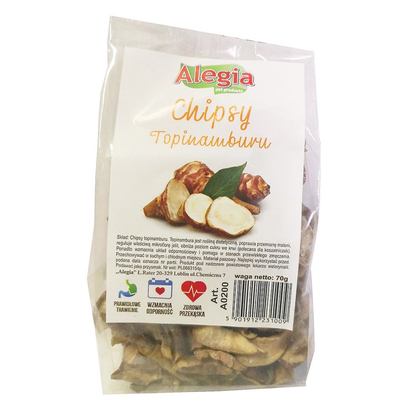 Чіпси топінамбуру Alegia 70г