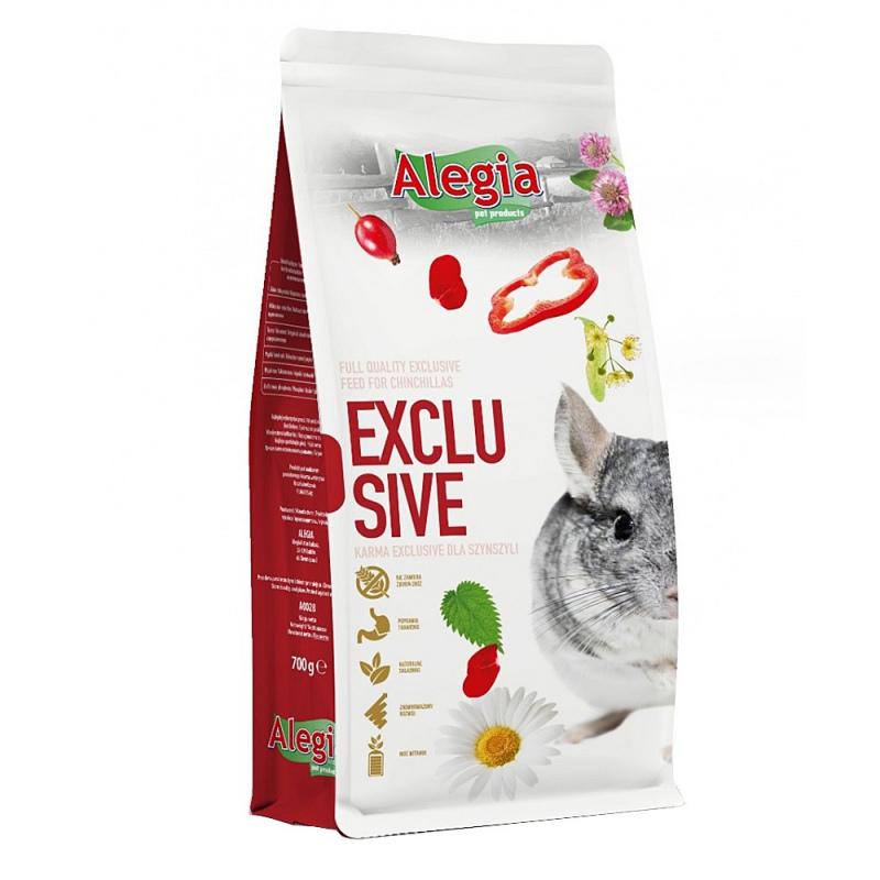 Alegia Exclusive Шиншила Храна 700g