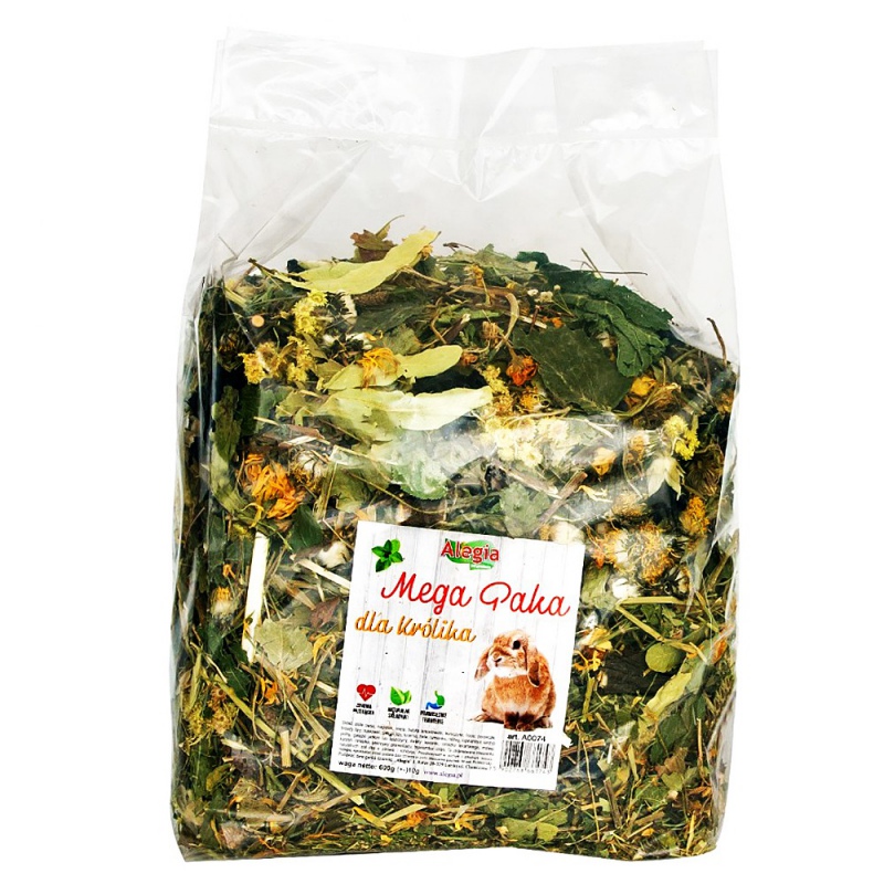 Alegia Mega Pacco di Erbe per Conigli 650g