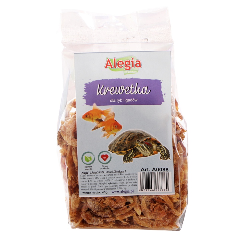 Alegia Camarão Seco 40g - Petisco Natural