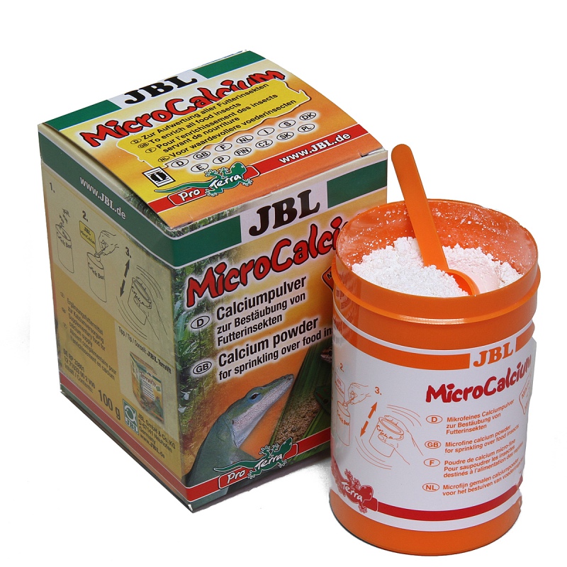 JBL MicroCalcium 100g pour reptiles