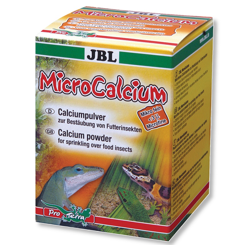 JBL MicroCalcium 100g för reptiler