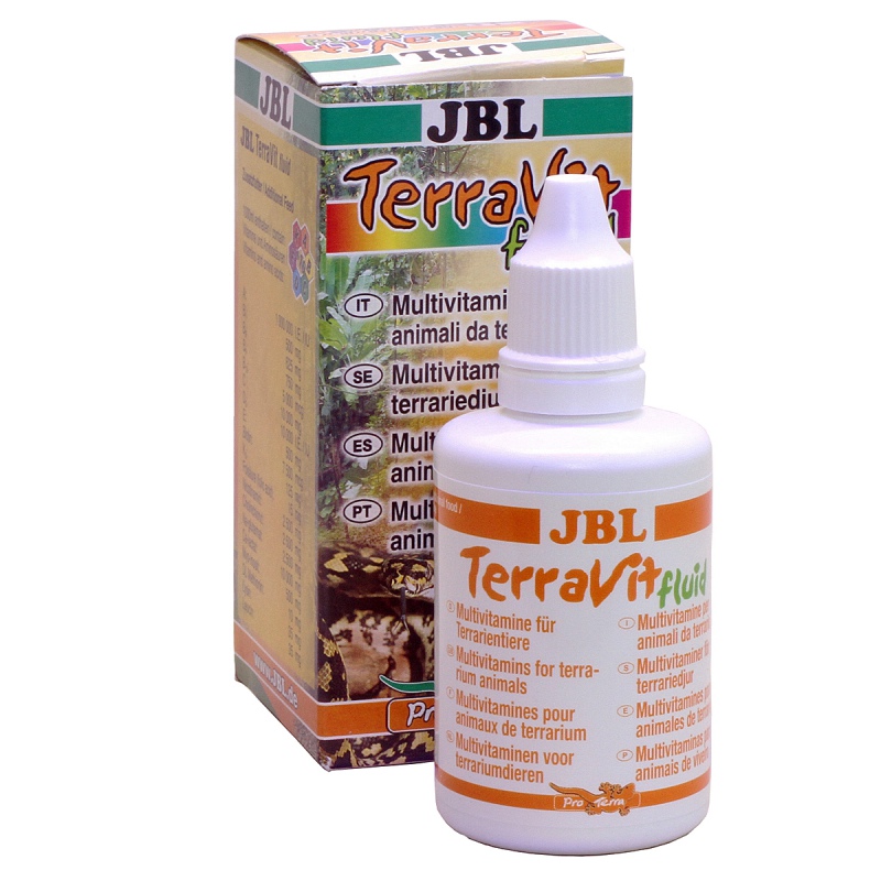 JBL TerraVit fluid - supplementary food with vitamins for reptiles