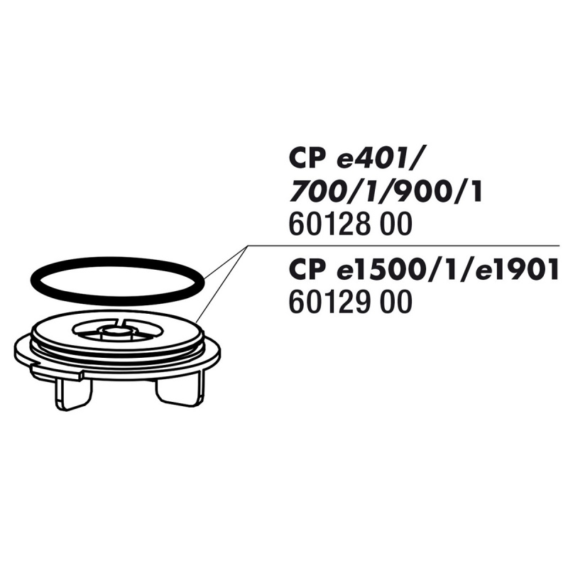 JBL CP e1500/e1501 Pokrywa wirnika filtra