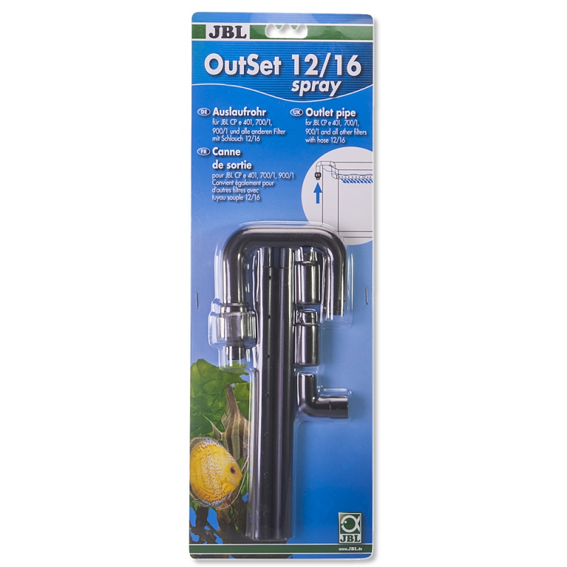 JBL OutSet spray 12/16 - filter outlet with shower head