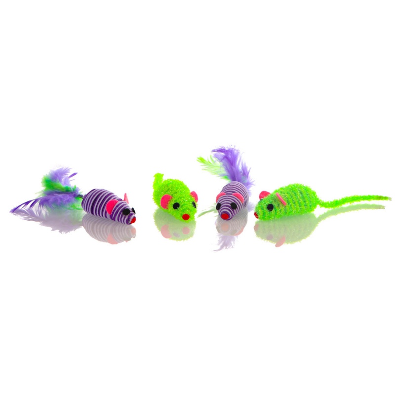 HappyPet Fiesta Mice - mouse toy for cats