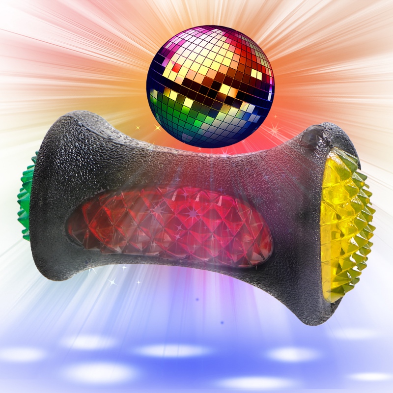 HappyPet Disco Dazzler LED - lysande tugga