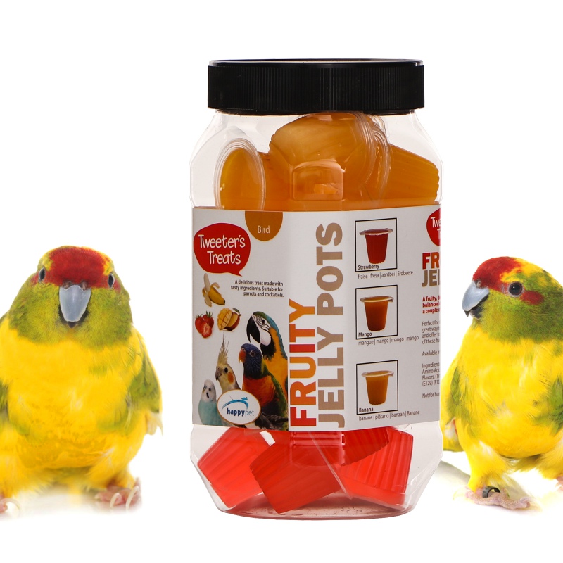 HappyPet Tweeter's Treats Fruity Jelly Pots