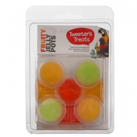 HappyPet Tweeter's Treats Jelly Pots Fruit