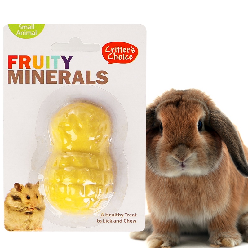 HappyPet Fruity Minerals 30g - pineapple calcium block