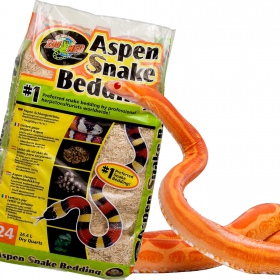 Zoomed Aspen Snake Ondergrond voor Slangen