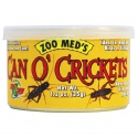 Zoomed Can O\' Crickets Medium - alimento enlatado de grillos medianos.