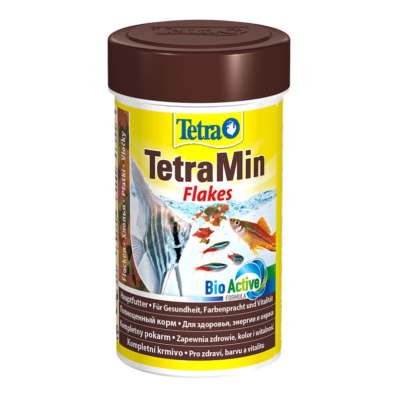 Tetra Min Flakes 100ml para peixes ornamentais