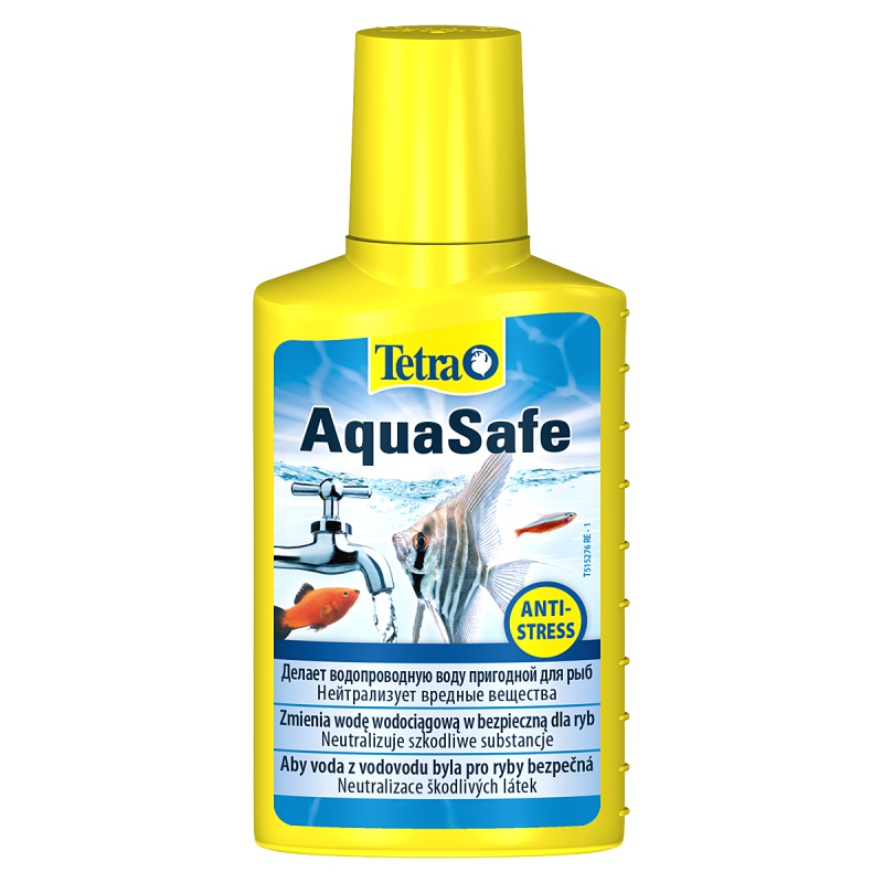 Tetra AquaSafe 250ml - безопасна вода за рибите