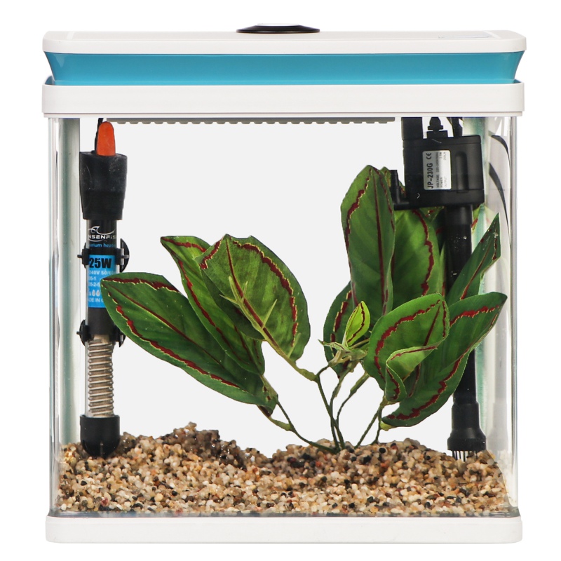 SUNSUN Elegante Aquaset Volledig wit - aquariumset