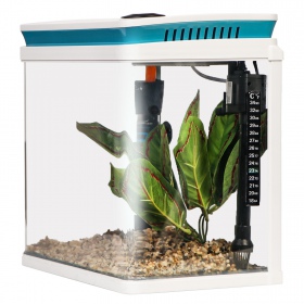 SUNSUN Elegant Aquaset Full White - aquarium set 14l