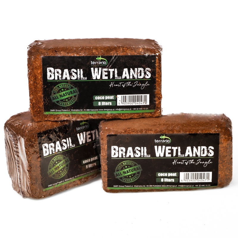 Terrario Brasil Wetlands 7l - Kókuszrost Talaj