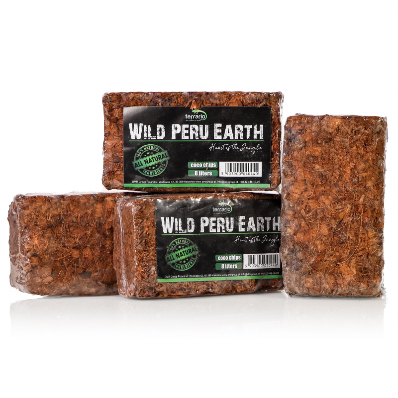 Terrario Wild Peru Terra 7l - Scaglie di Cocco