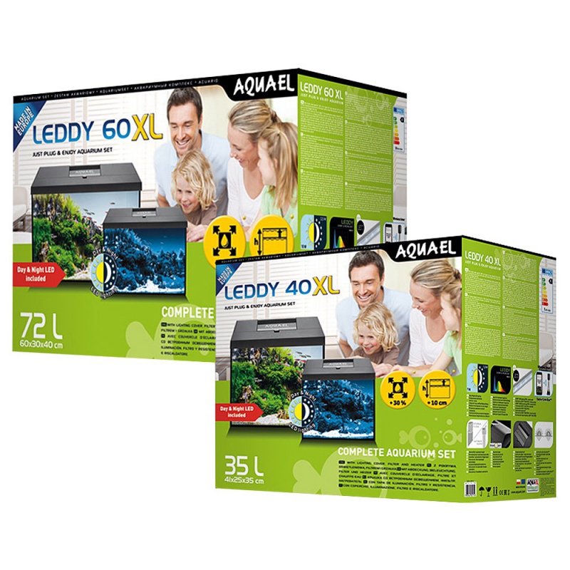 Acuario Aquael Leddy 60 Day&Night XL Negro