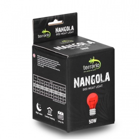 Terrario Nangola Red Night Light - červená 50W