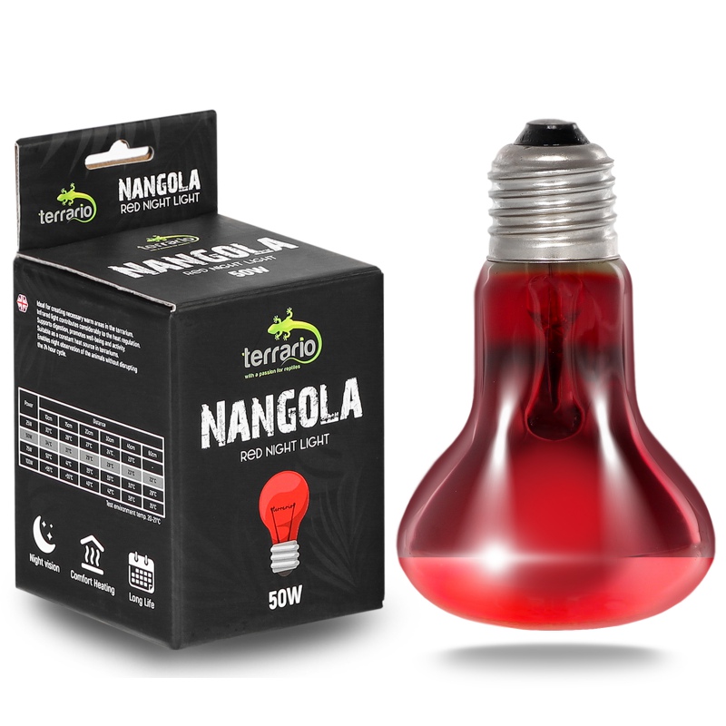 Terrario Nangola Red Night Light - červená 50W