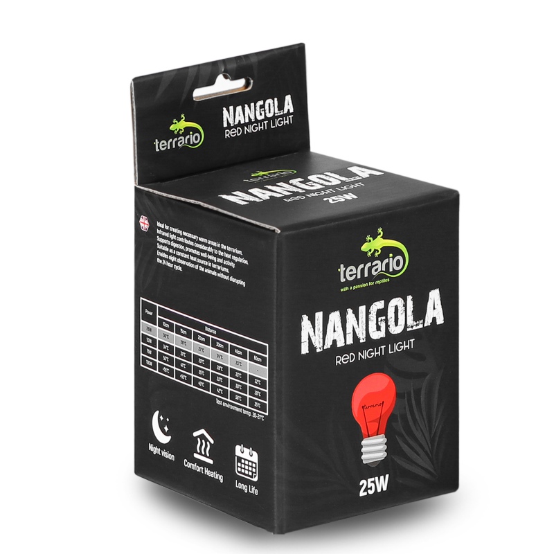 Terrário Nangola Red Luz Noturna 25W