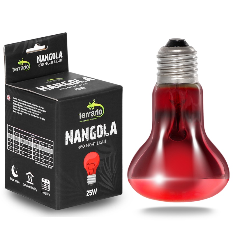 Terrário Nangola Red Luz Noturna 25W