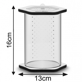 Terrario Tubo Ragni Med150 in acrilico