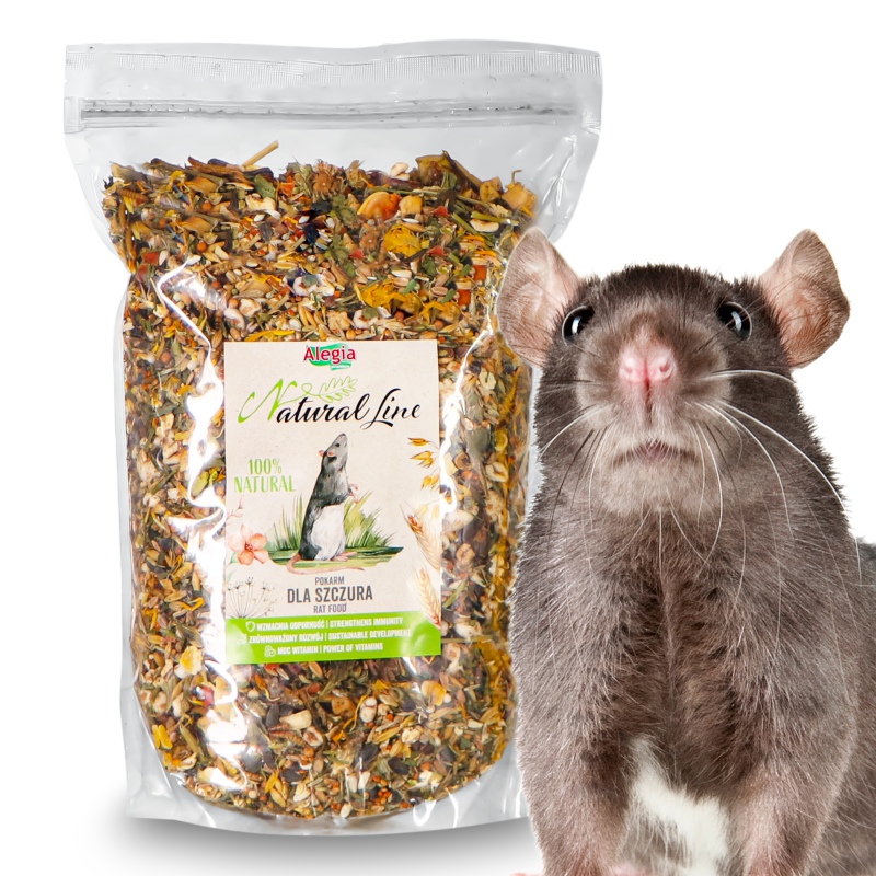 Alegia Natural Line - Futter für Ratten 900g