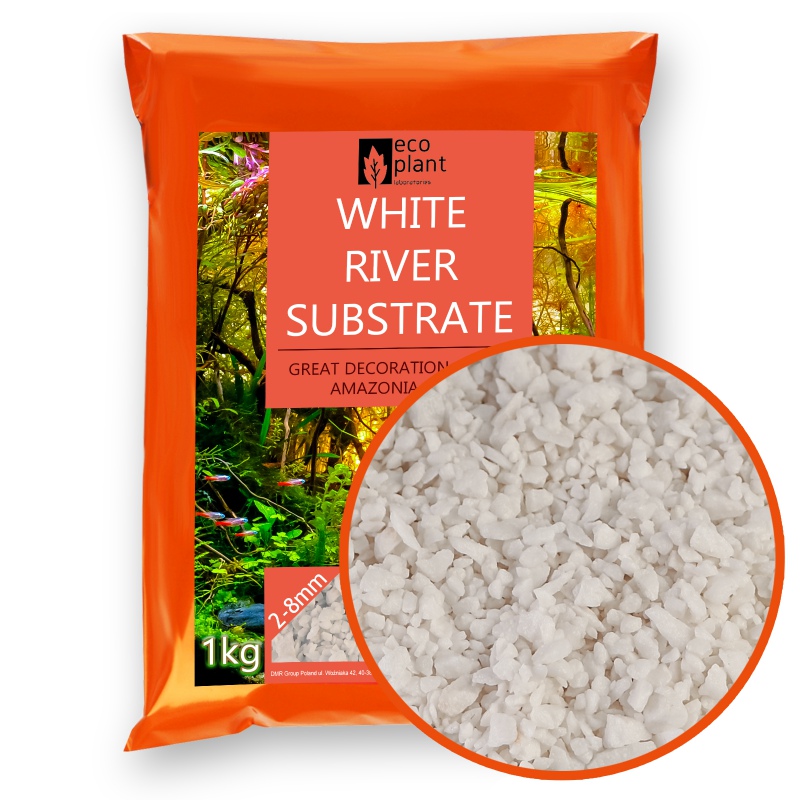 Eco Plant Witte Rivier 1kg - Natuurlijk grind