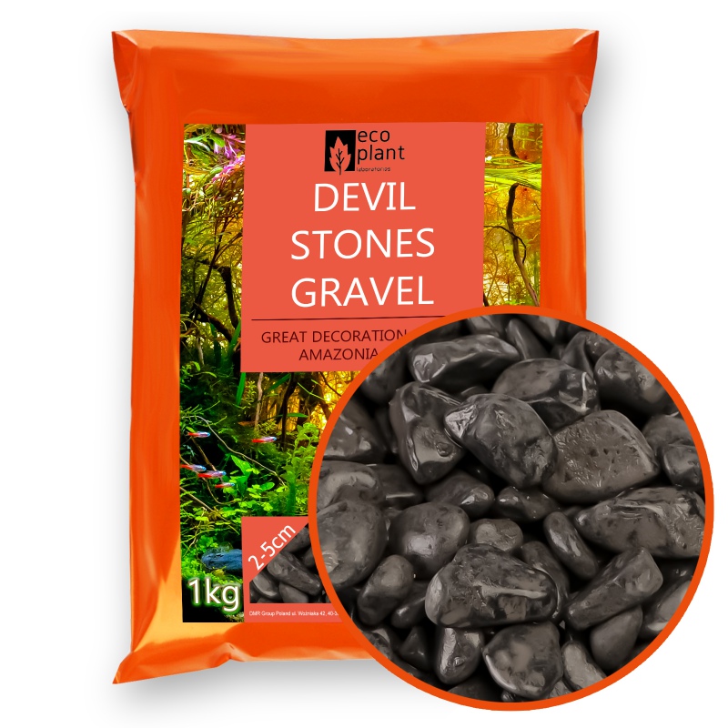 Eco Plant Devil Stones 1kg - чорні гальки