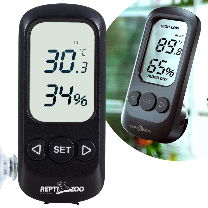 Repti-Zoo Digital Alarmtermometer og Hygrometer